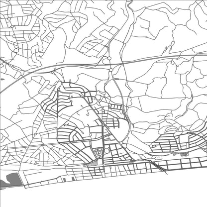 ROAD MAP OF CALAFELL, SPAIN BY MAPAKES