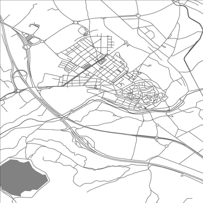 ROAD MAP OF CALAHORRA, SPAIN BY MAPAKES