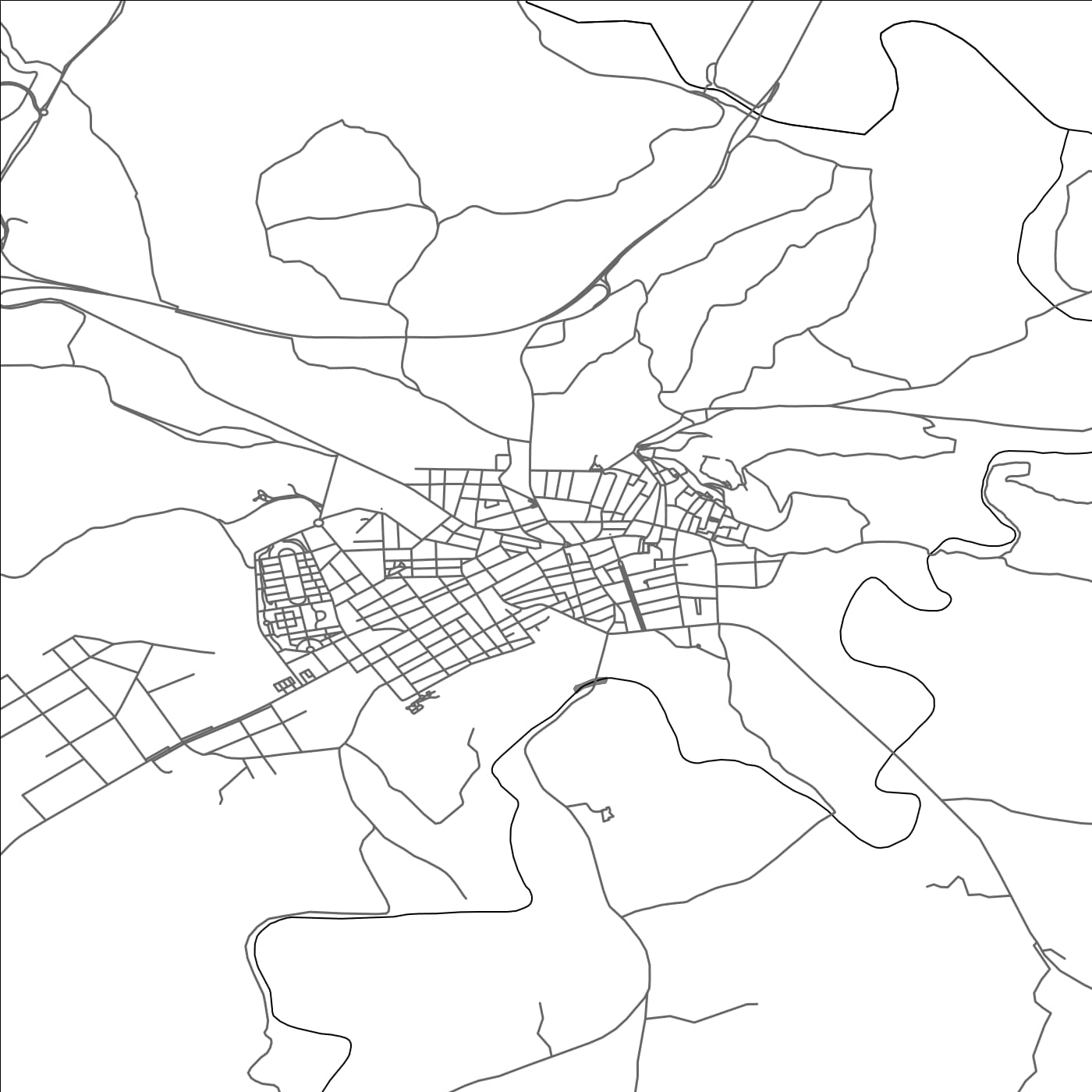 ROAD MAP OF CALASPARRA, SPAIN BY MAPAKES