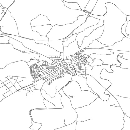 ROAD MAP OF CALASPARRA, SPAIN BY MAPAKES