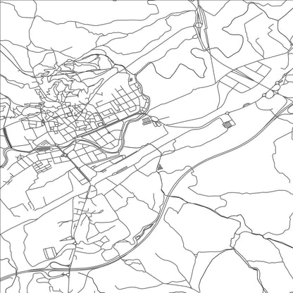 ROAD MAP OF CALATAYUD, SPAIN BY MAPAKES