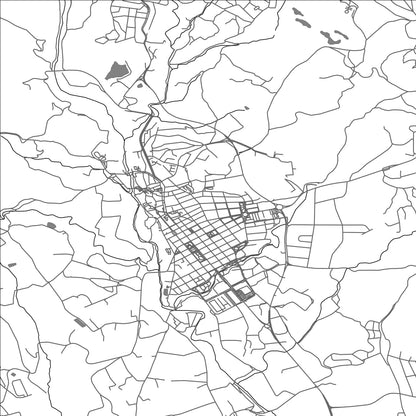 ROAD MAP OF CALDAS DE MONTBUY, SPAIN BY MAPAKES