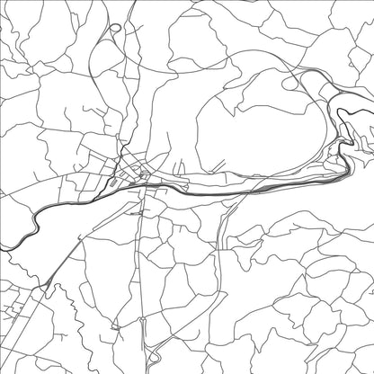 ROAD MAP OF CALDAS DE REYES, SPAIN BY MAPAKES