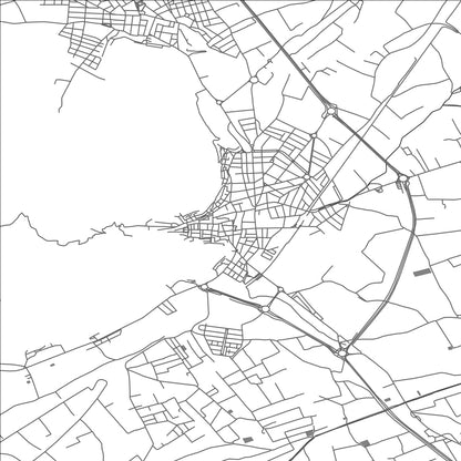 ROAD MAP OF CALLOSA DE SEGURA, SPAIN BY MAPAKES