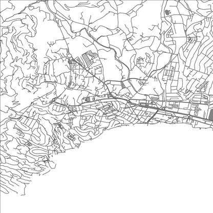 ROAD MAP OF CALPE, SPAIN BY MAPAKES