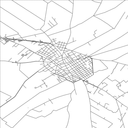 ROAD MAP OF CAMPOS DEL PUERTO, SPAIN BY MAPAKES