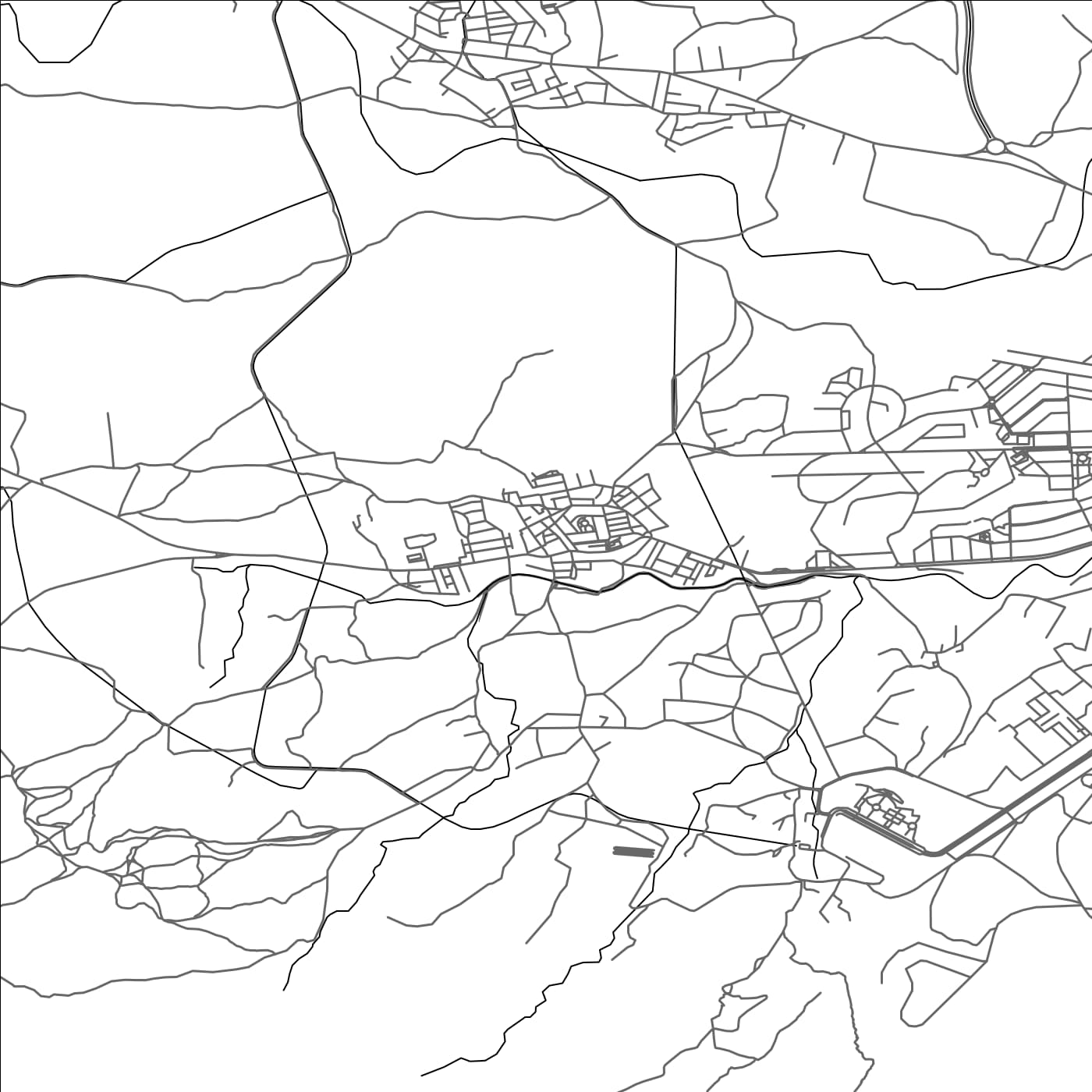 ROAD MAP OF CANTERAS, SPAIN BY MAPAKES