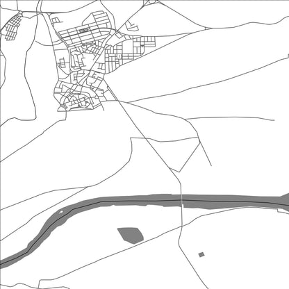 ROAD MAP OF CANTILLANA, SPAIN BY MAPAKES