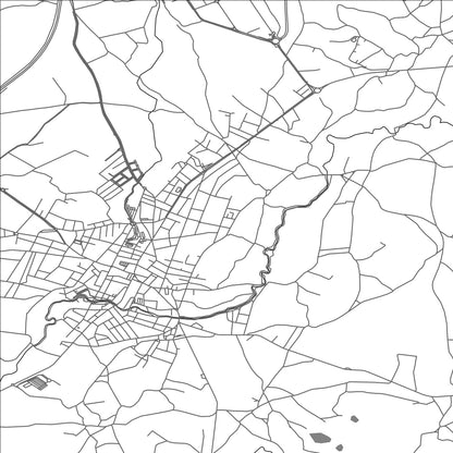 ROAD MAP OF CARBALLO, SPAIN BY MAPAKES