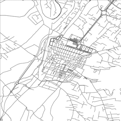 ROAD MAP OF CARCAGENTE, SPAIN BY MAPAKES