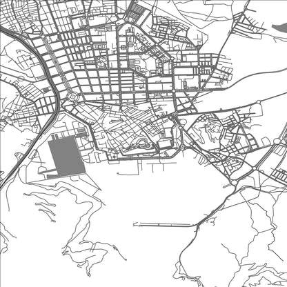 ROAD MAP OF CARTAGENA, SPAIN BY MAPAKES