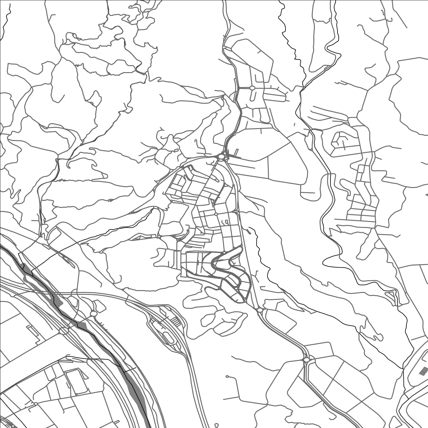 ROAD MAP OF CASTELLBISBAL, SPAIN BY MAPAKES