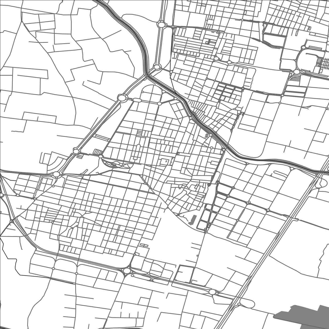 ROAD MAP OF CATARROJA, SPAIN BY MAPAKES