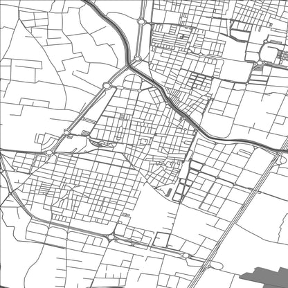 ROAD MAP OF CATARROJA, SPAIN BY MAPAKES