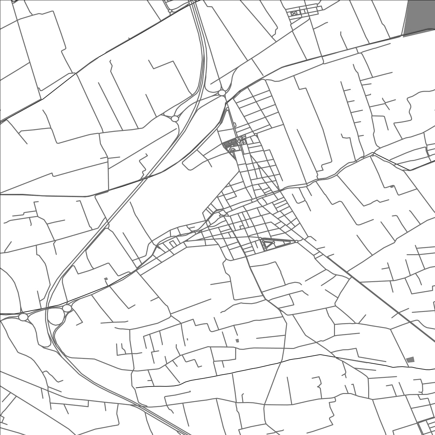 ROAD MAP OF CATRAL, SPAIN BY MAPAKES