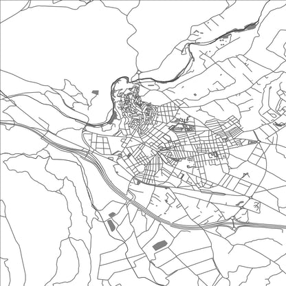 ROAD MAP OF CEHEGIN, SPAIN BY MAPAKES