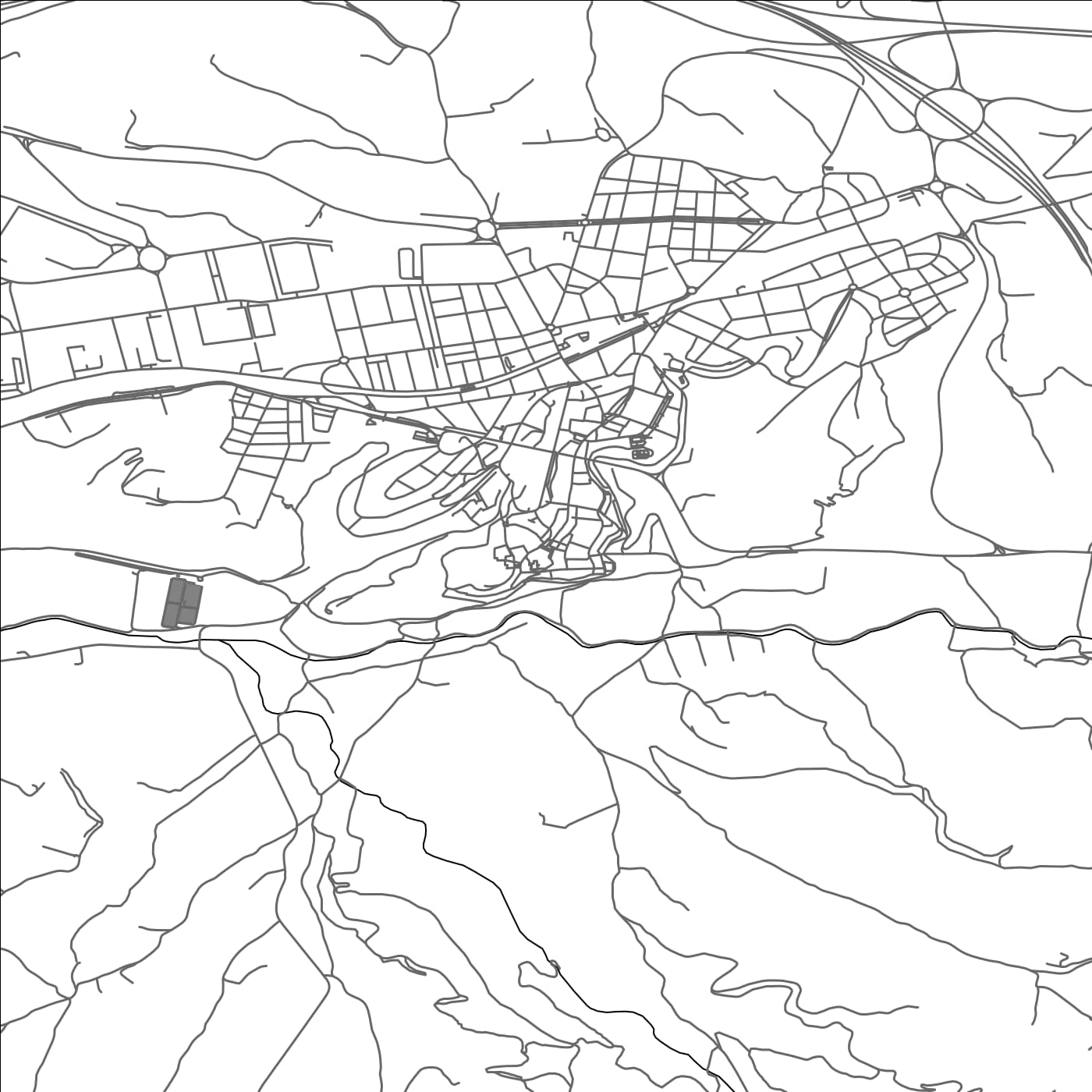 ROAD MAP OF CERVERA, SPAIN BY MAPAKES