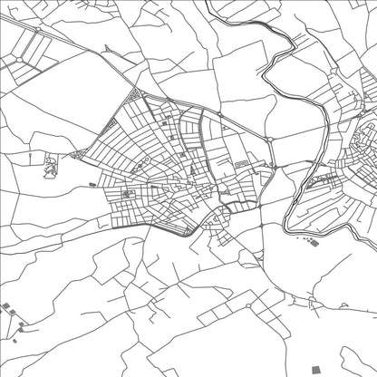 ROAD MAP OF CEUTI, SPAIN BY MAPAKES