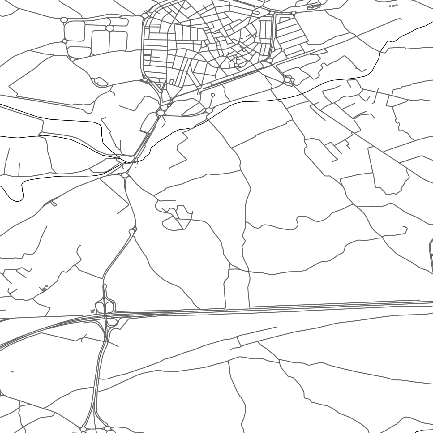 ROAD MAP OF CHESTE, SPAIN BY MAPAKES