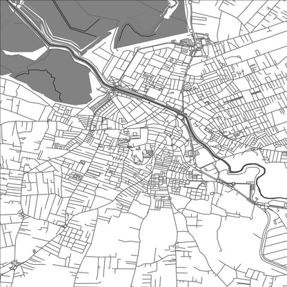 ROAD MAP OF CHICLANA DE LA FRONTERA, SPAIN BY MAPAKES