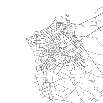 ROAD MAP OF CHIPIONA, SPAIN BY MAPAKES