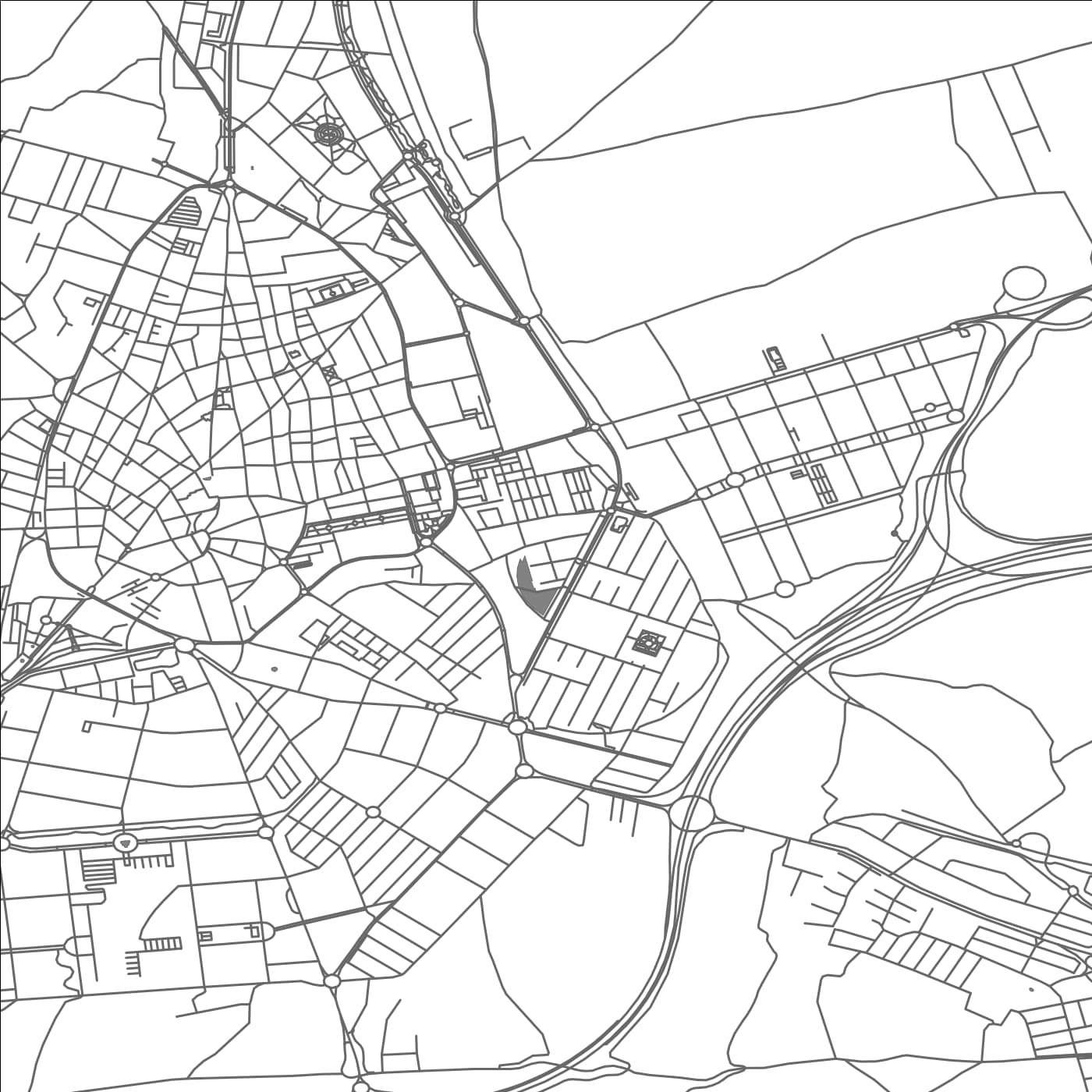 ROAD MAP OF CIUDAD REAL, SPAIN BY MAPAKES