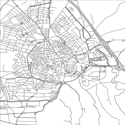 ROAD MAP OF COLMENAR VIEJO, SPAIN BY MAPAKES