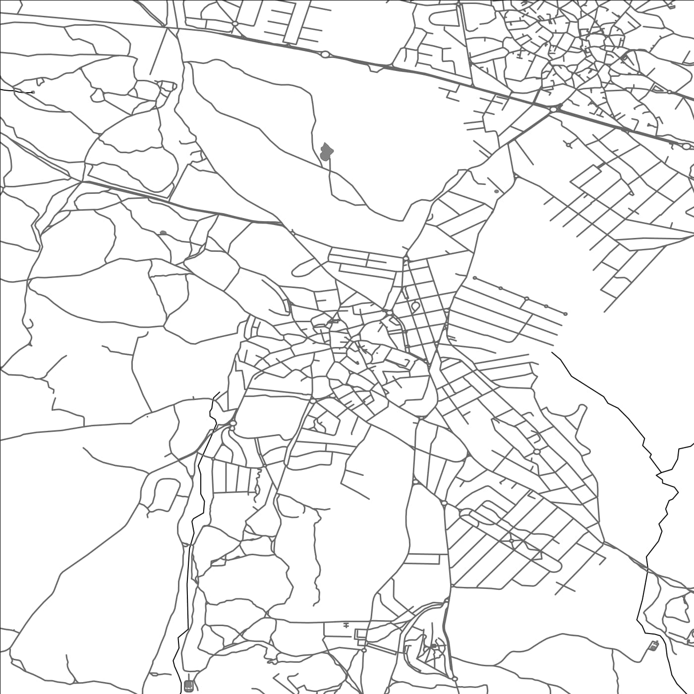 ROAD MAP OF COLMENAREJO, SPAIN BY MAPAKES