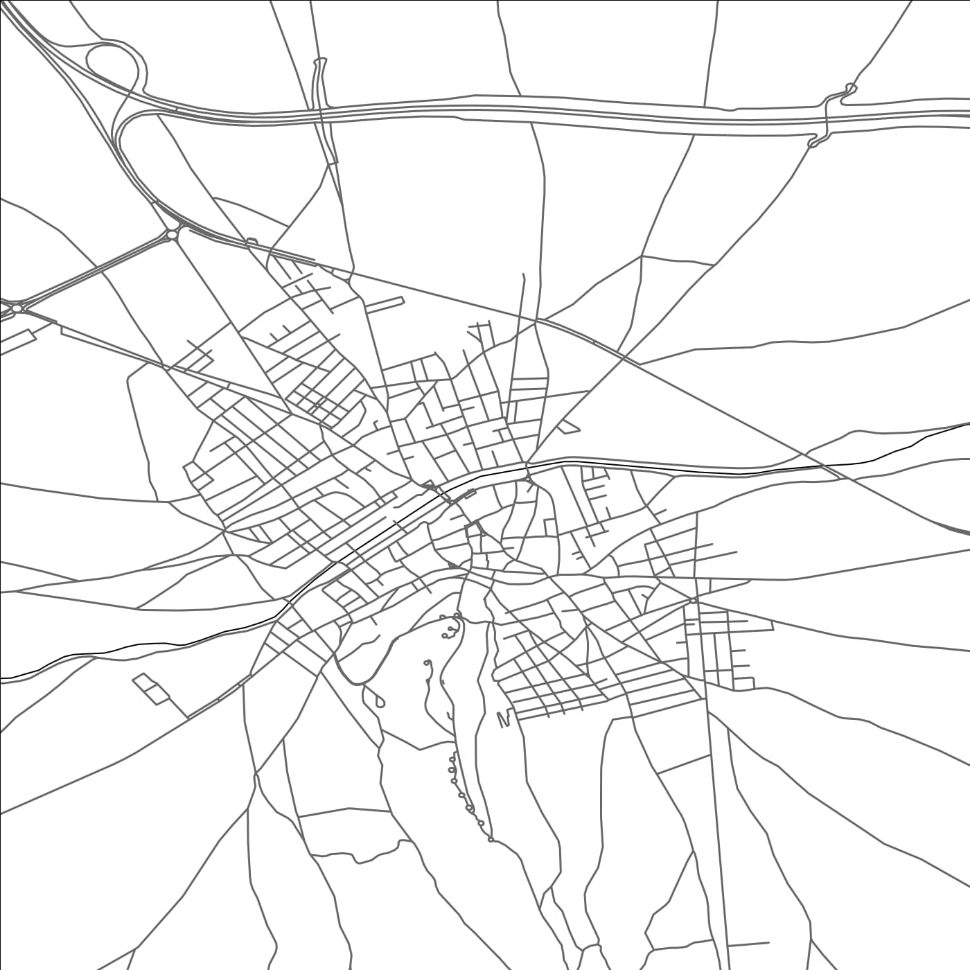 ROAD MAP OF CONSUEGRA, SPAIN BY MAPAKES