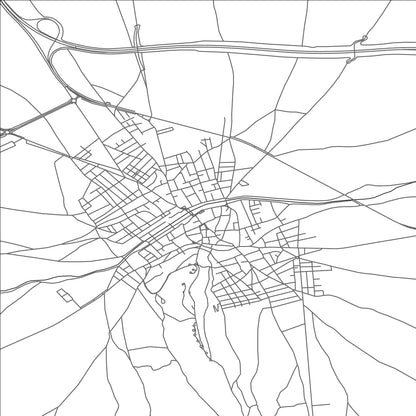 ROAD MAP OF CONSUEGRA, SPAIN BY MAPAKES