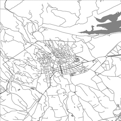 ROAD MAP OF CREVILLENTE, SPAIN BY MAPAKES