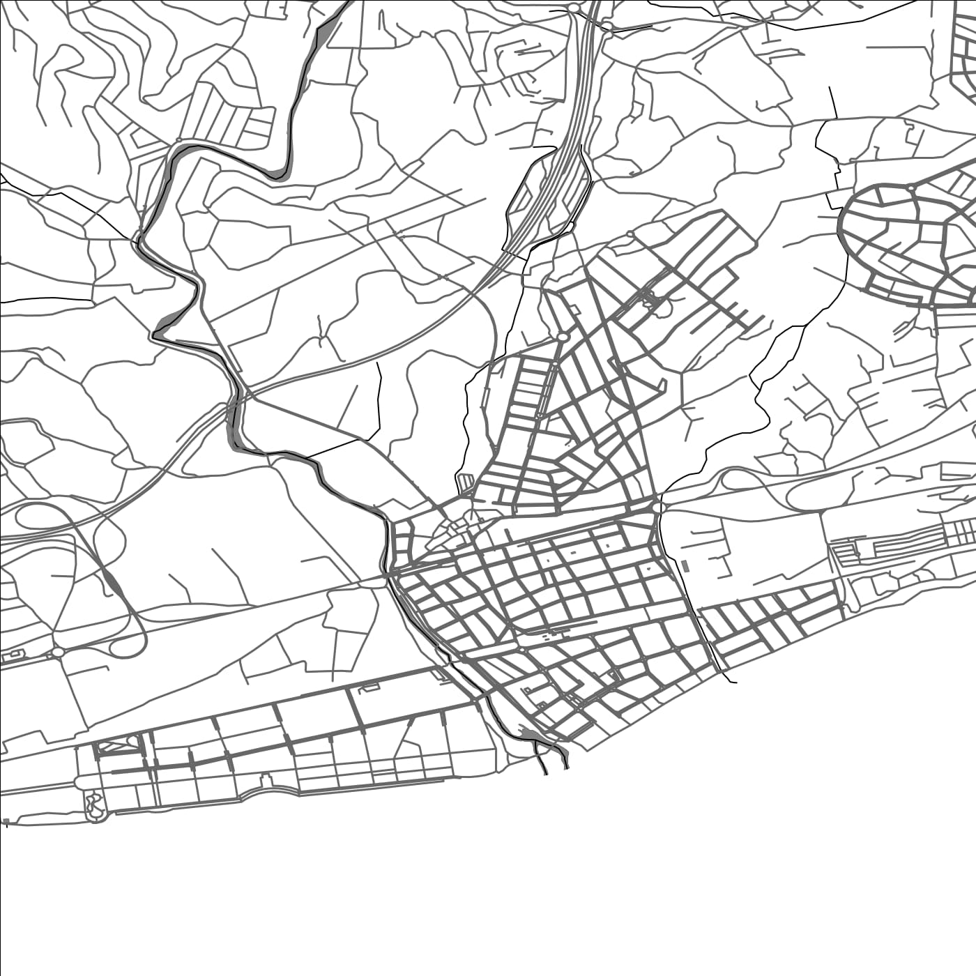 ROAD MAP OF CUBELLAS, SPAIN BY MAPAKES