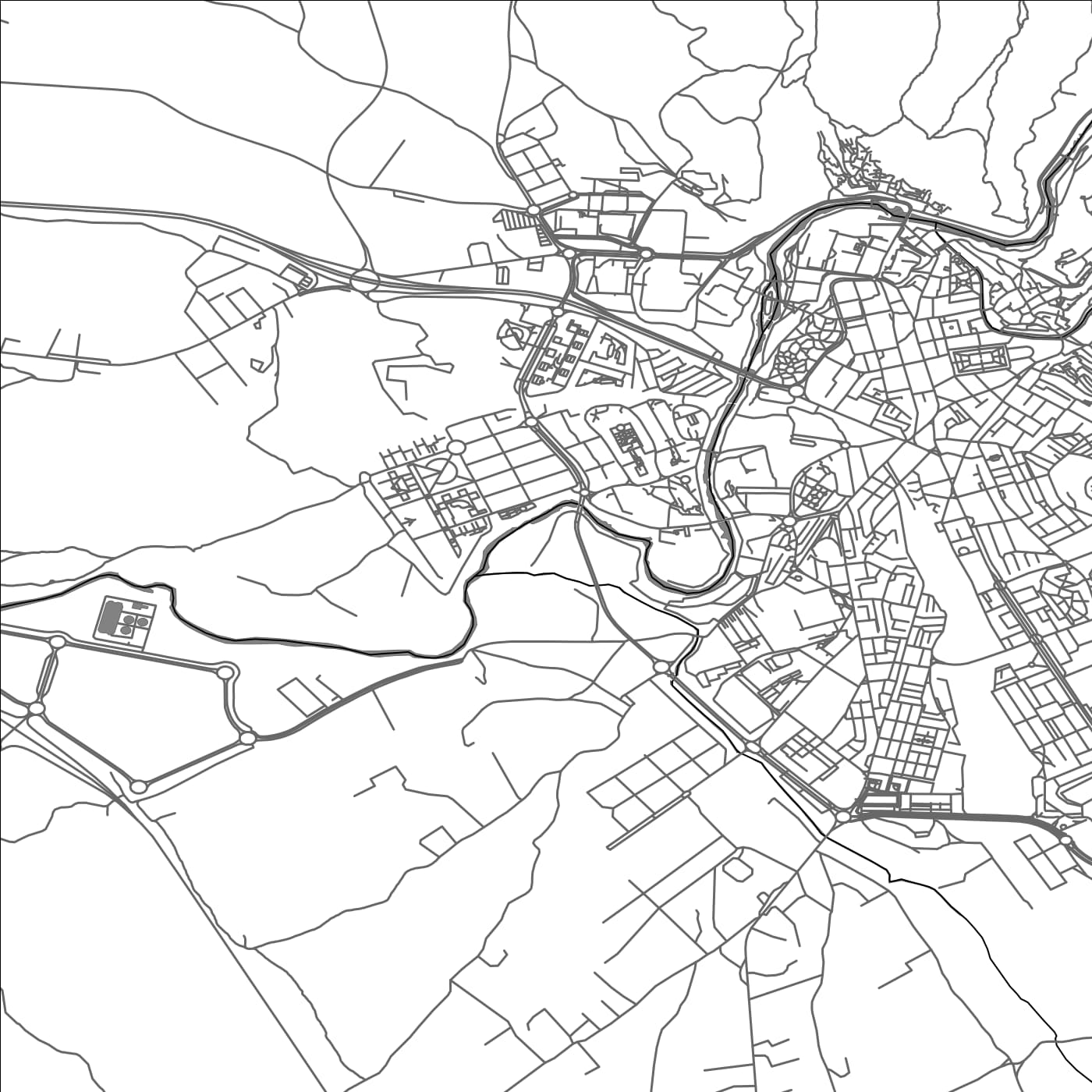 ROAD MAP OF CUENCA, SPAIN BY MAPAKES