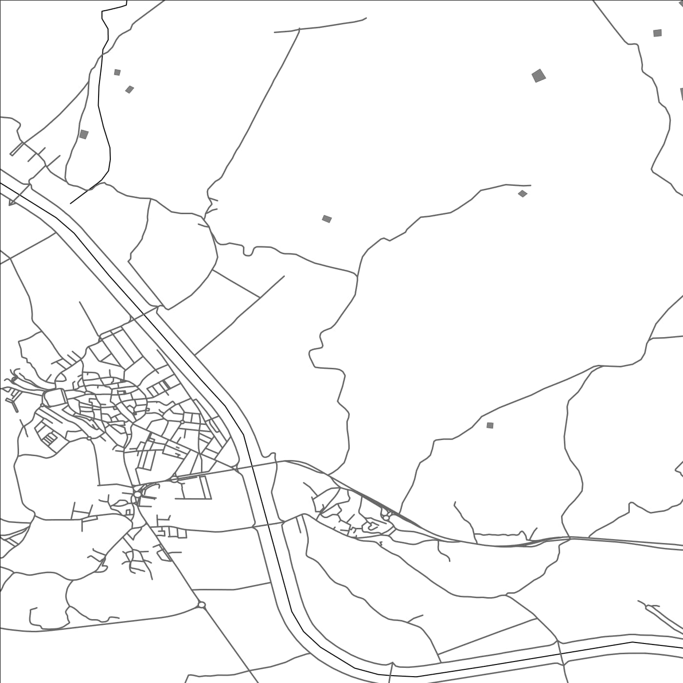 ROAD MAP OF CUEVAS DEL ALMANZORA, SPAIN BY MAPAKES