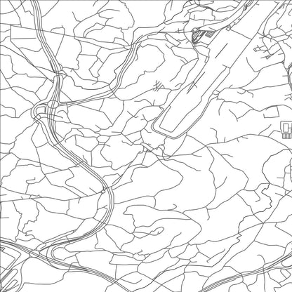 ROAD MAP OF CULLEREDO, SPAIN BY MAPAKES