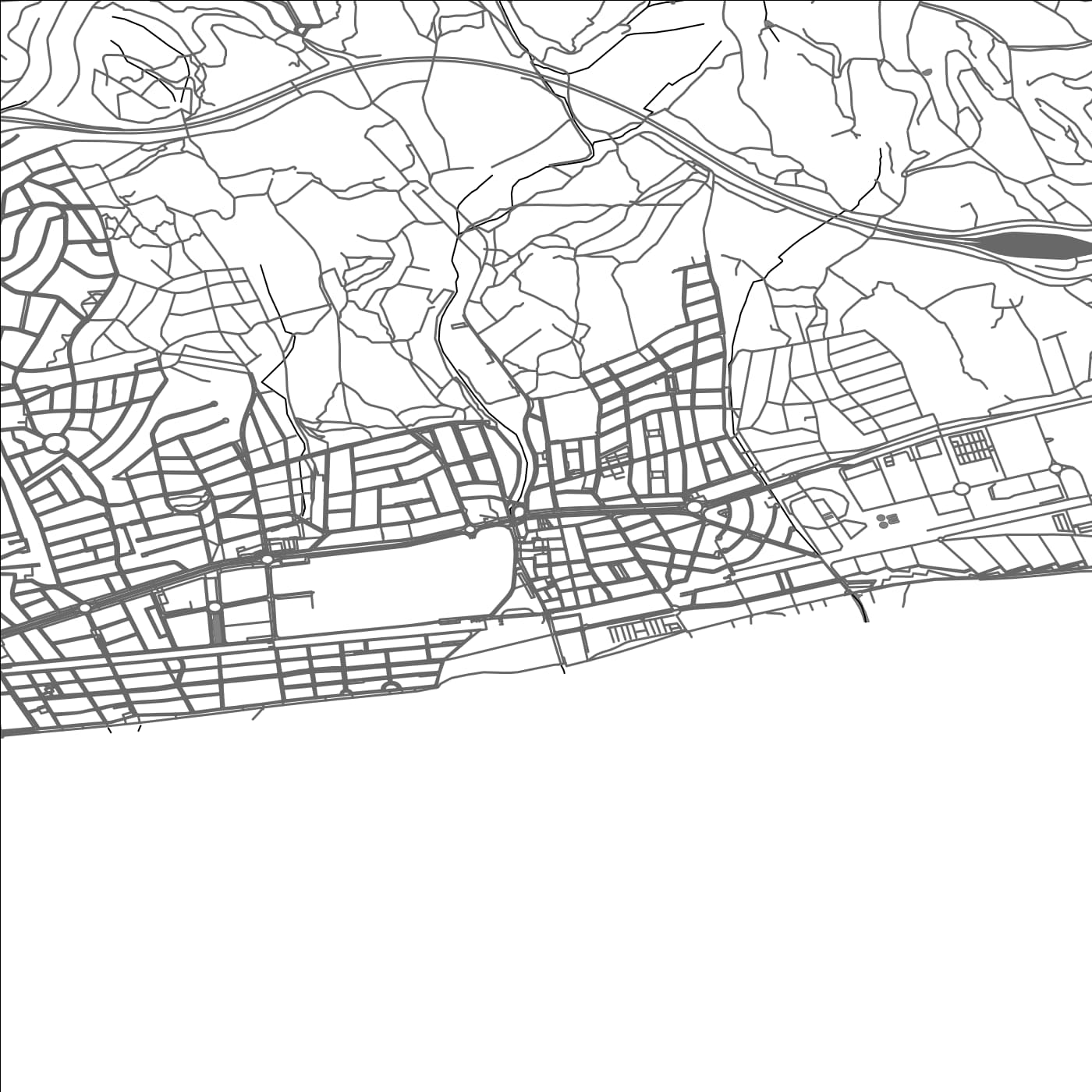 ROAD MAP OF CUNIT, SPAIN BY MAPAKES