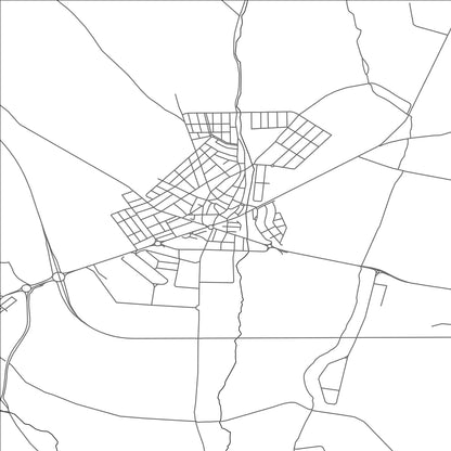 ROAD MAP OF DAGANZO DE ARRIBA, SPAIN BY MAPAKES