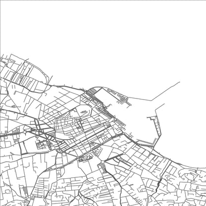 ROAD MAP OF DENIA, SPAIN BY MAPAKES