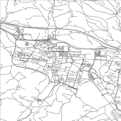 ROAD MAP OF DURANGO, SPAIN BY MAPAKES