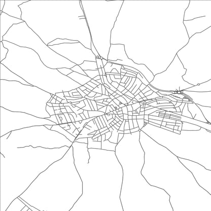 ROAD MAP OF EL ALAMO, SPAIN BY MAPAKES