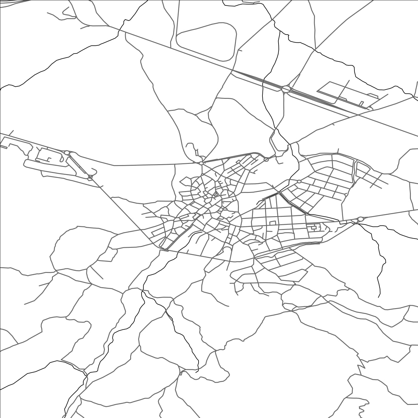 ROAD MAP OF EL ESPINAR, SPAIN BY MAPAKES