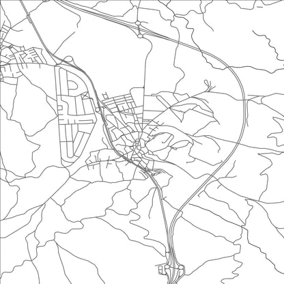 ROAD MAP OF EL MOLAR, SPAIN BY MAPAKES