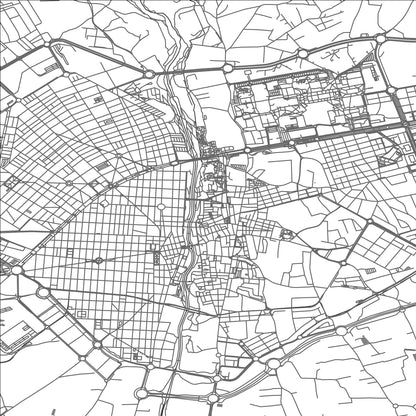 ROAD MAP OF ELCHE, SPAIN BY MAPAKES