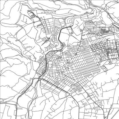 ROAD MAP OF ELDA, SPAIN BY MAPAKES