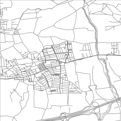 ROAD MAP OF ESPARTINAS, SPAIN BY MAPAKES