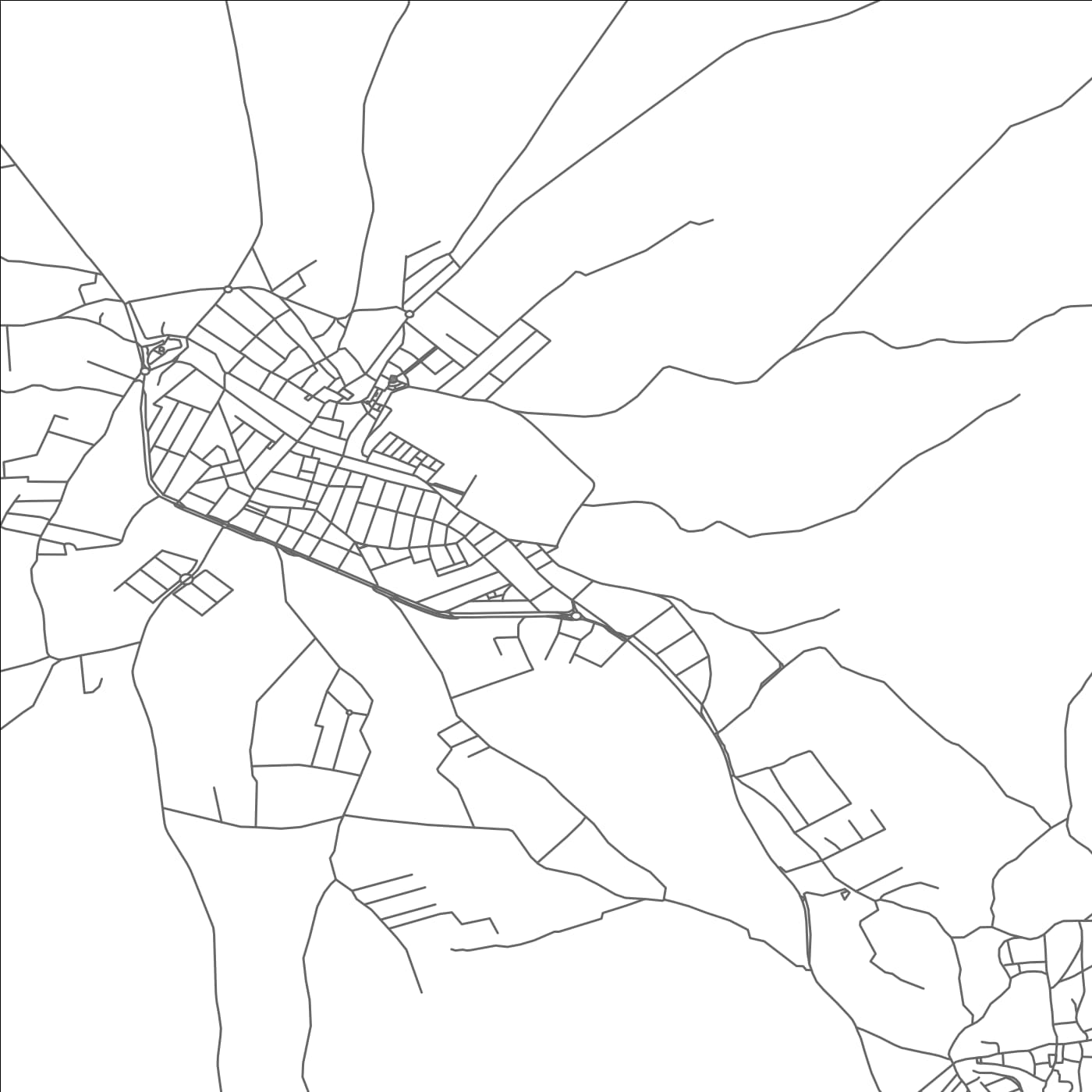 ROAD MAP OF FERNAN-NUNEZ, SPAIN BY MAPAKES