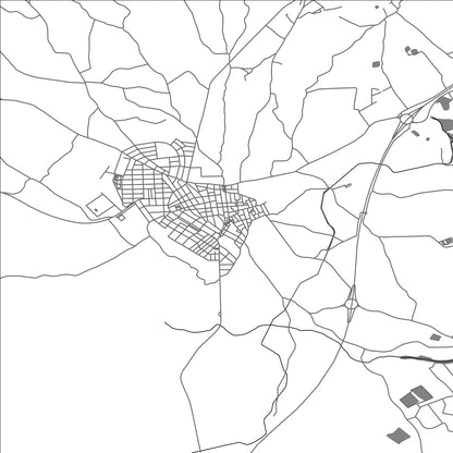 ROAD MAP OF FORTUNA, SPAIN BY MAPAKES