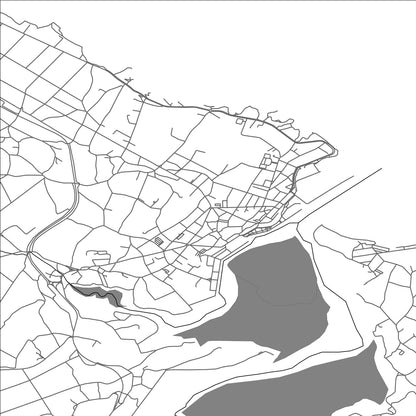 ROAD MAP OF FOZ, SPAIN BY MAPAKES