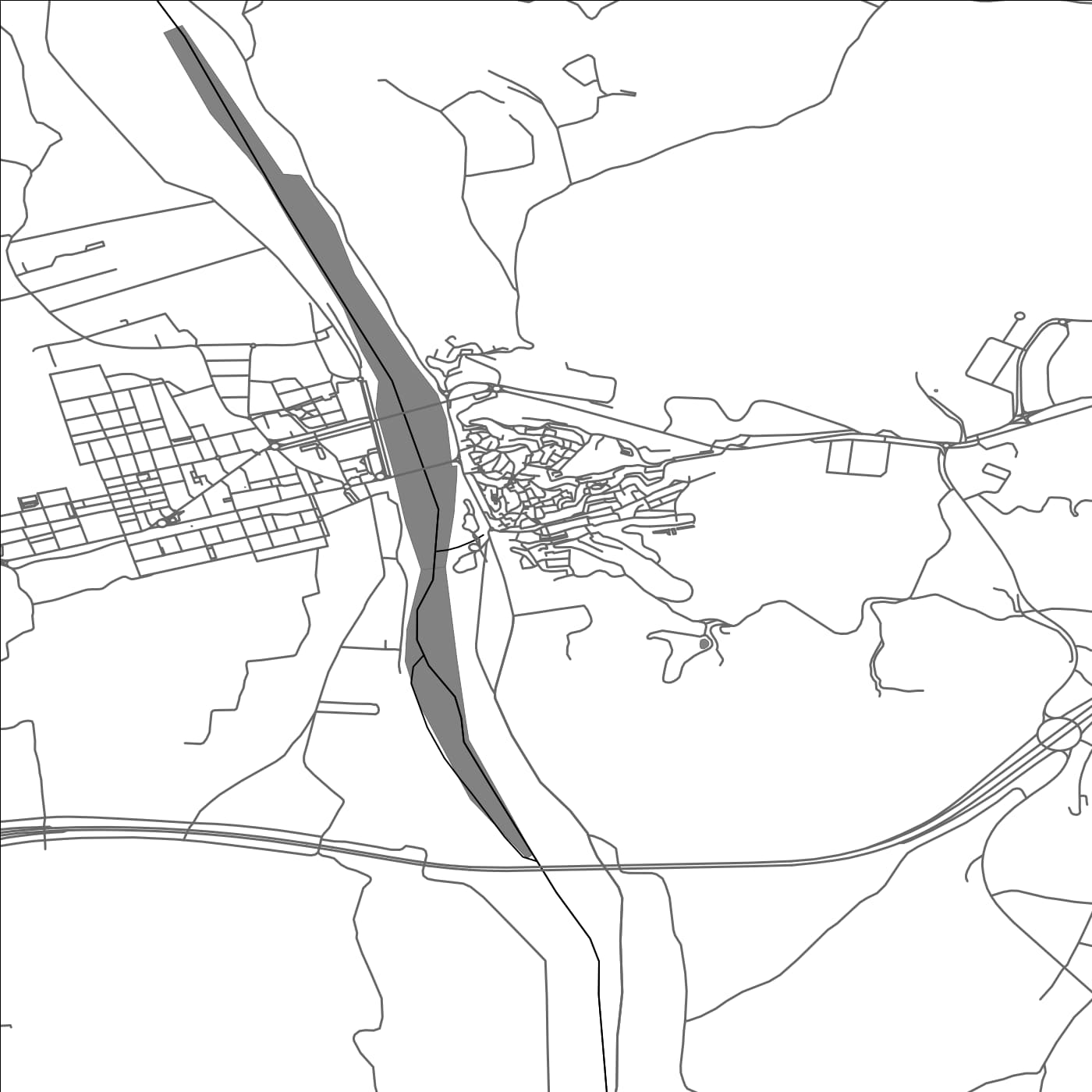 ROAD MAP OF FRAGA, SPAIN BY MAPAKES