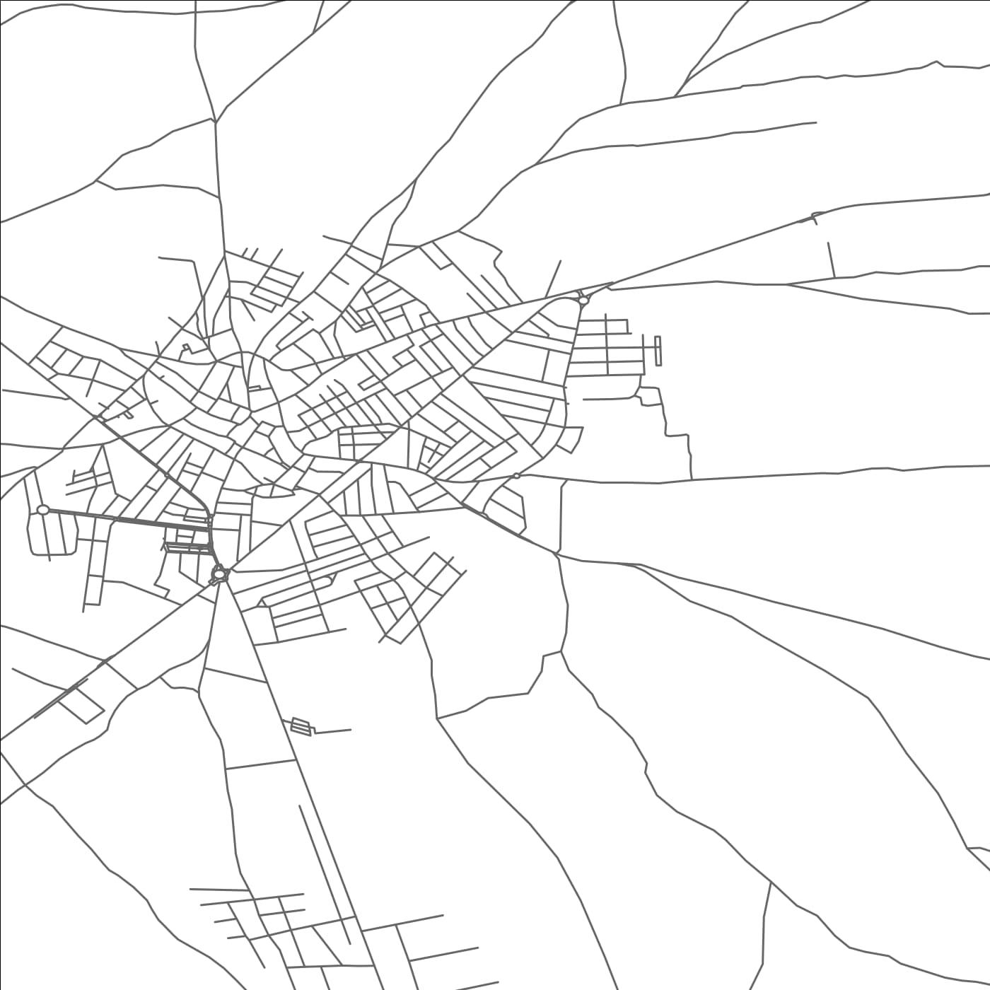 ROAD MAP OF FUENSALIDA, SPAIN BY MAPAKES